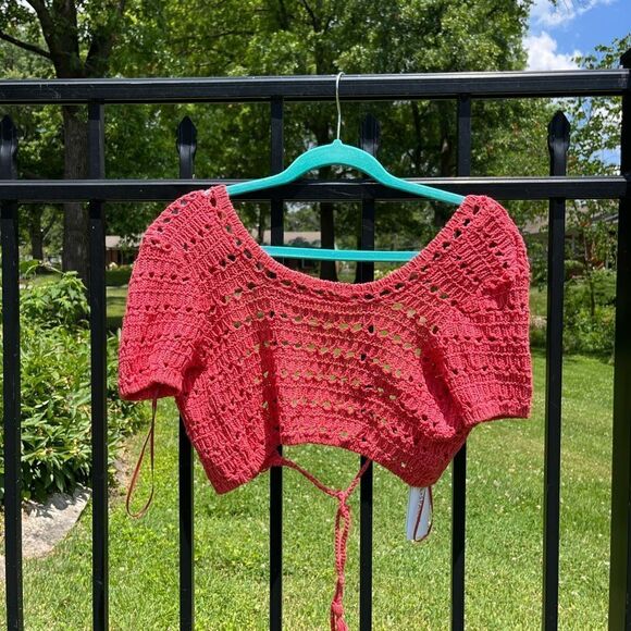 L*Space Sweetest Thing Crochet Top NWT - Picture 7 of 10